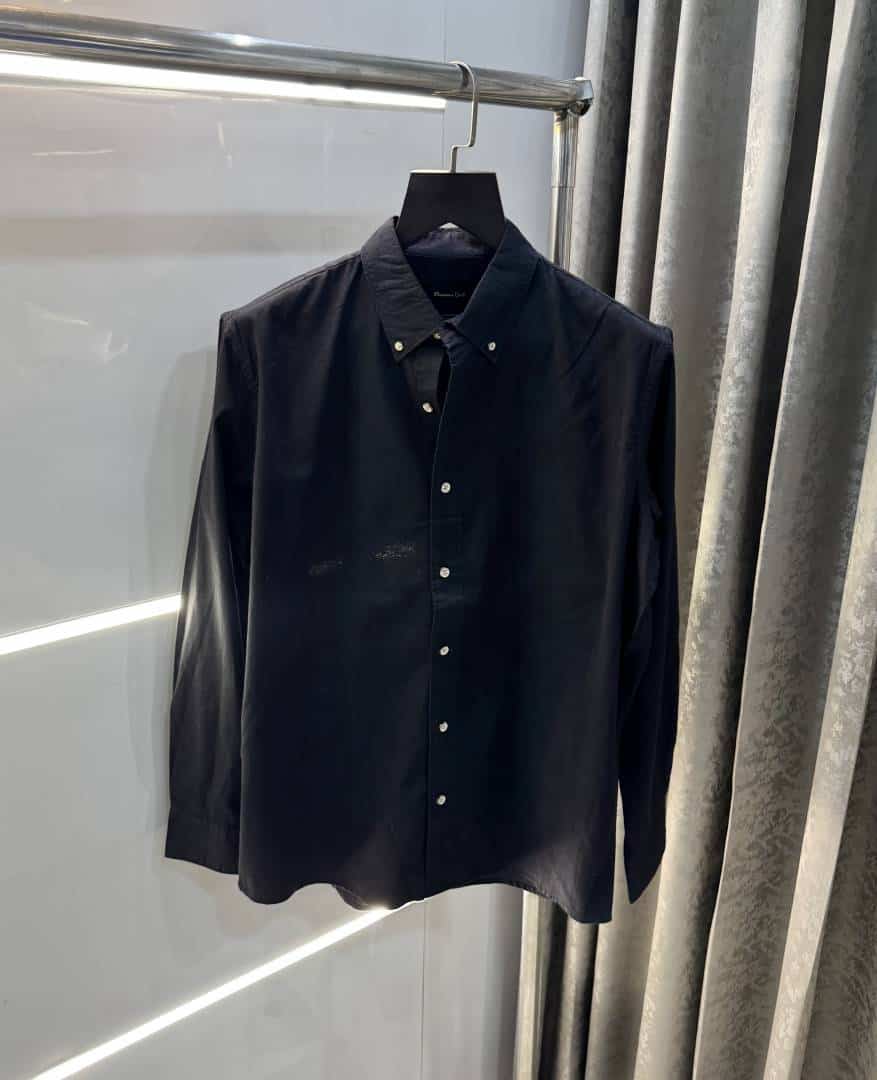 Mossim o Dutti Black Premium Classic Shirt