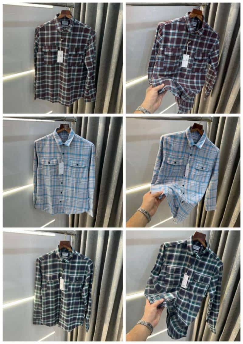 Jack&Jones Green Checks Premium Classic Shirt