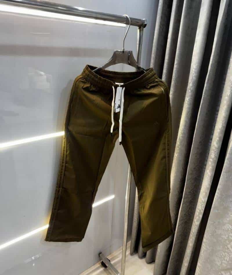 Adida s Olive Classic Embroidery Logo Premium Trackpant