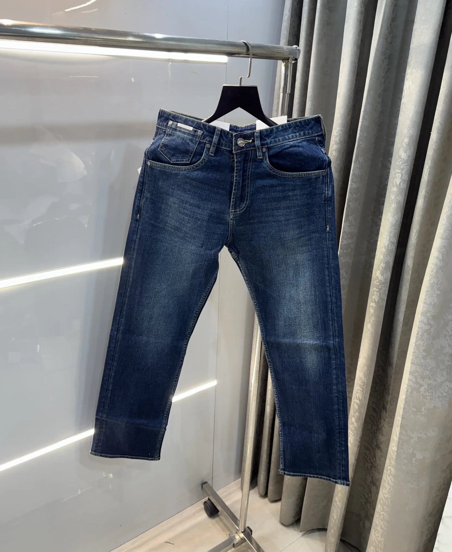 Balmai n Paris Blue Pocket Embroidery Imported Premium Denim