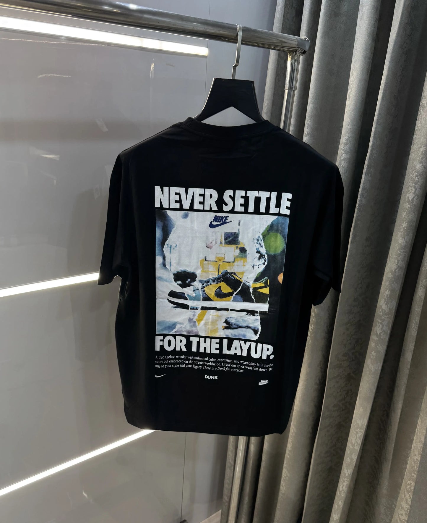 Nike Black Dunk Edition Imported Oversized T-Shirt
