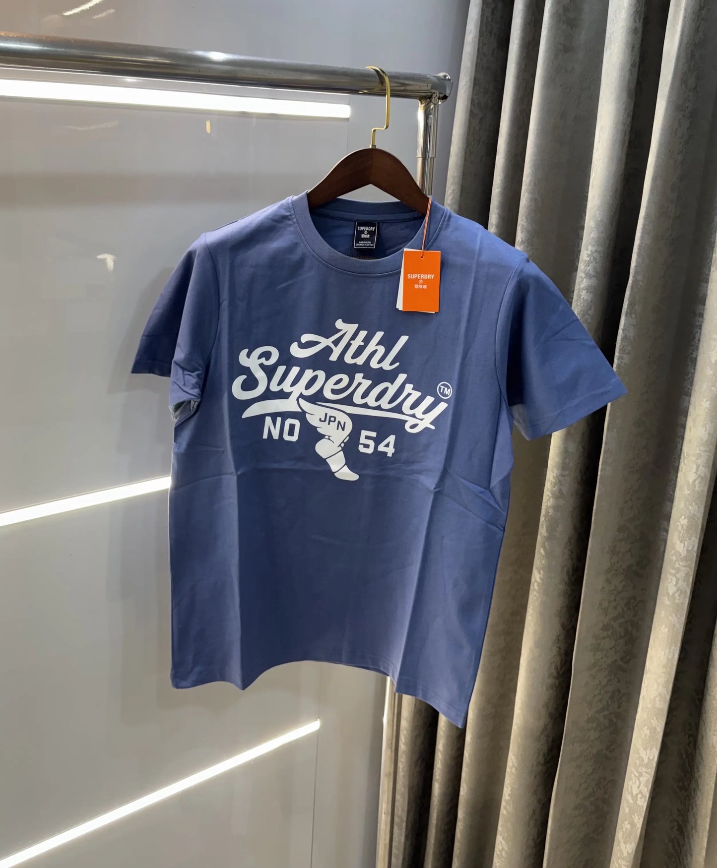Superdry Blue Logo Print Premium T-shirt