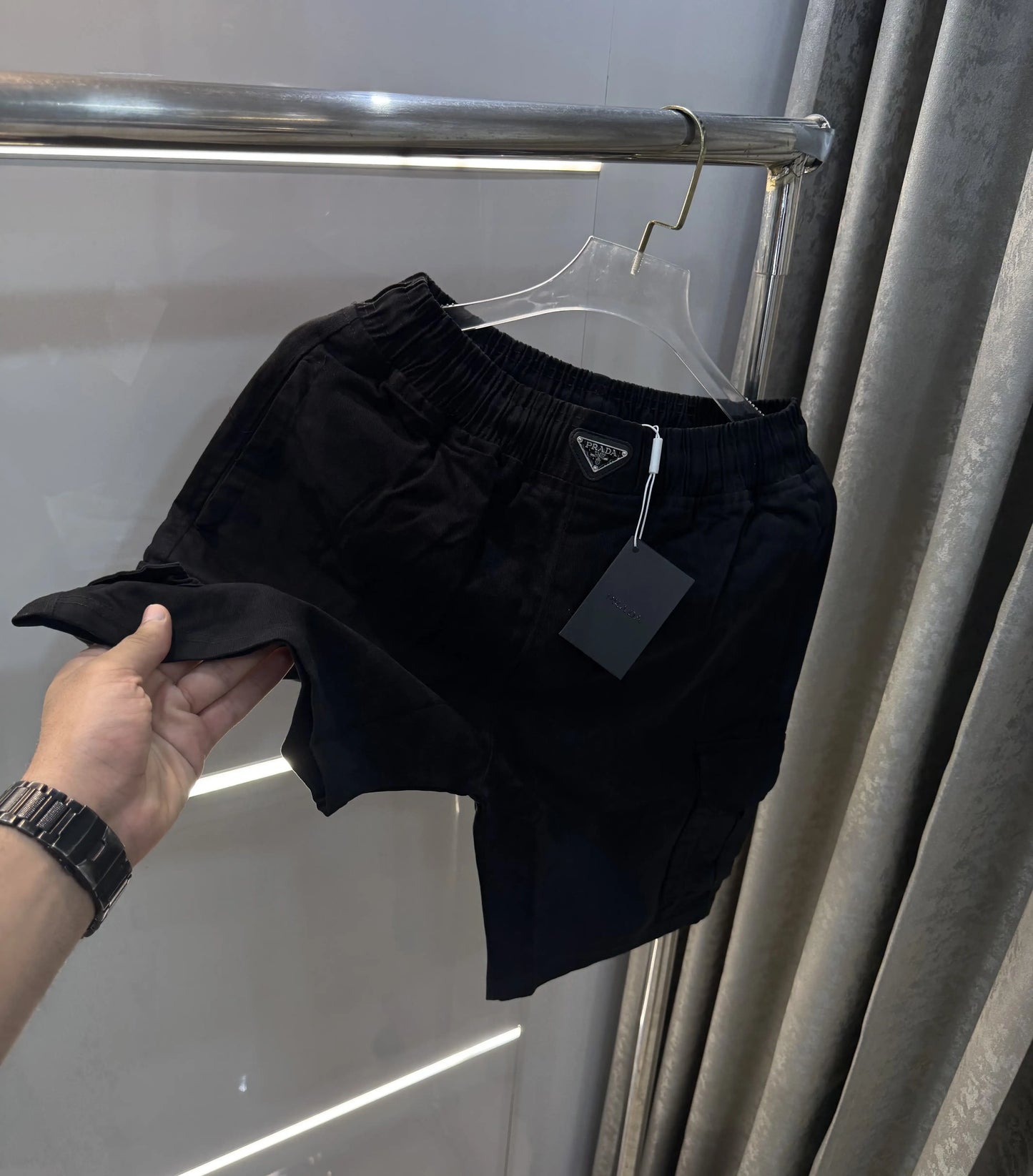 Prada Milano Black Limited Edition Premium π©³Shorts