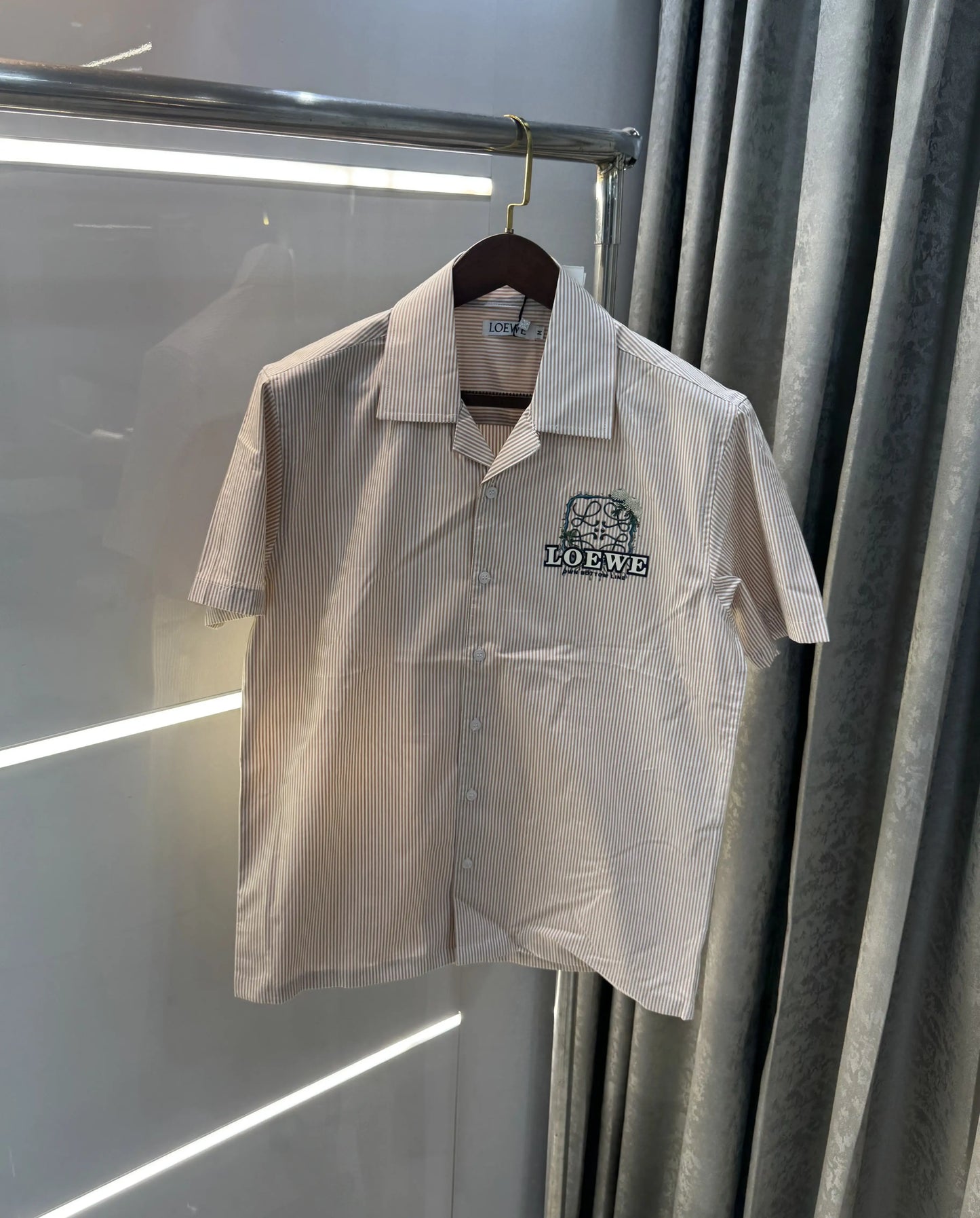 Loewe Beige Logo Work Premium Shirt