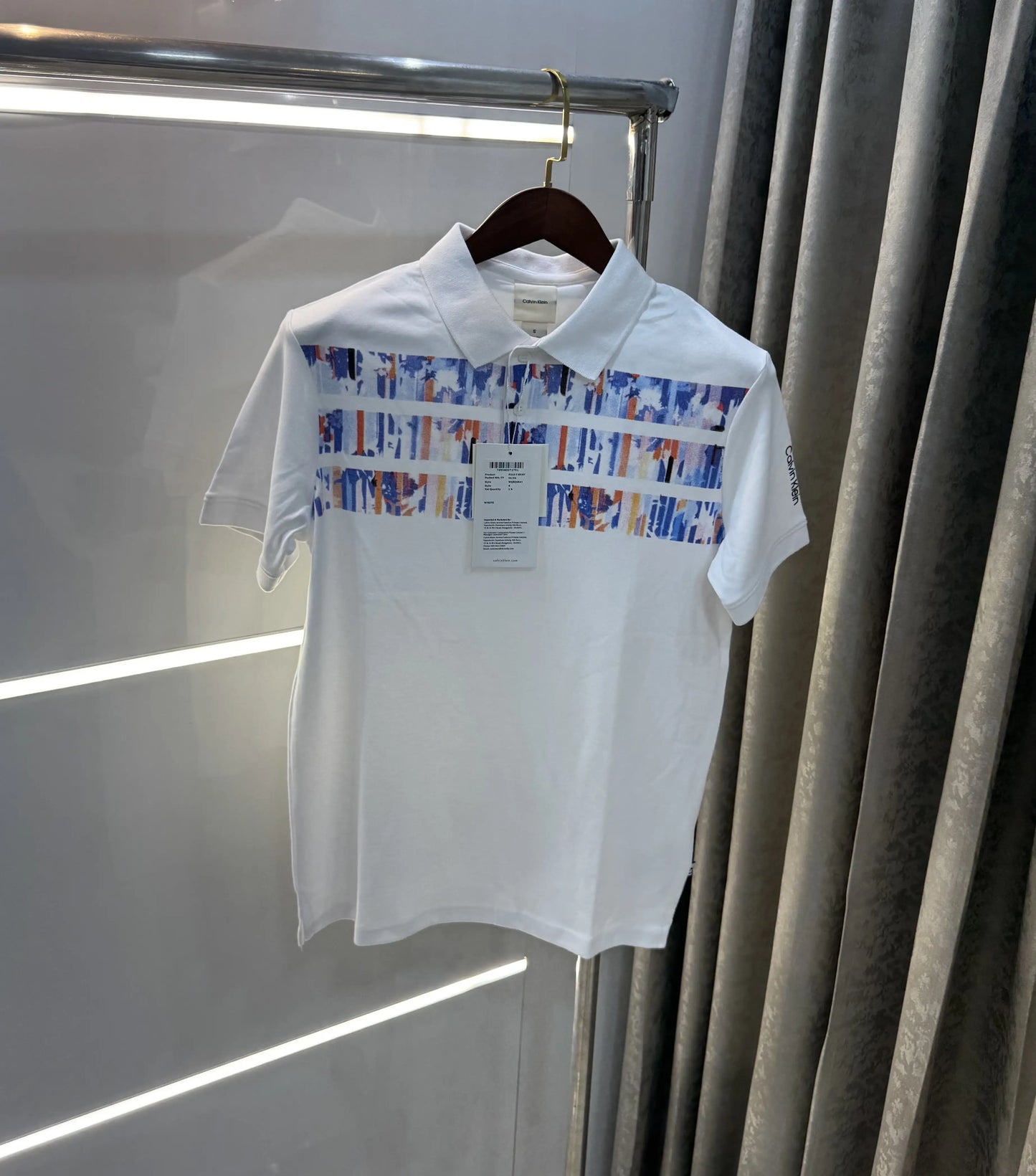 Calvin Klein White Premium Polo T-Shirt