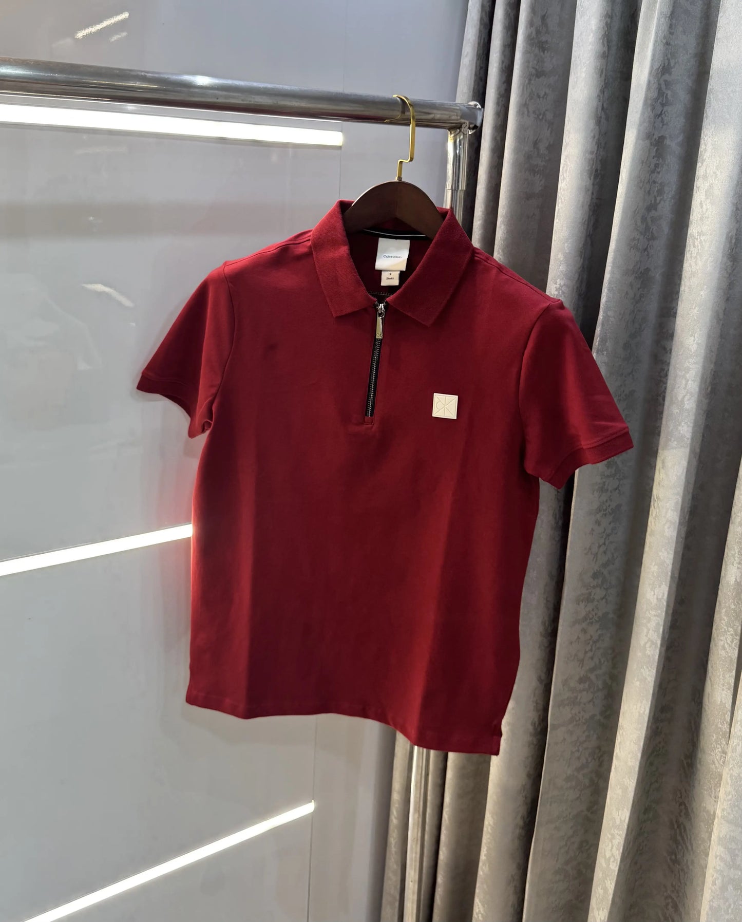Calvin Klein Maroon Premium Polo T-Shirt
