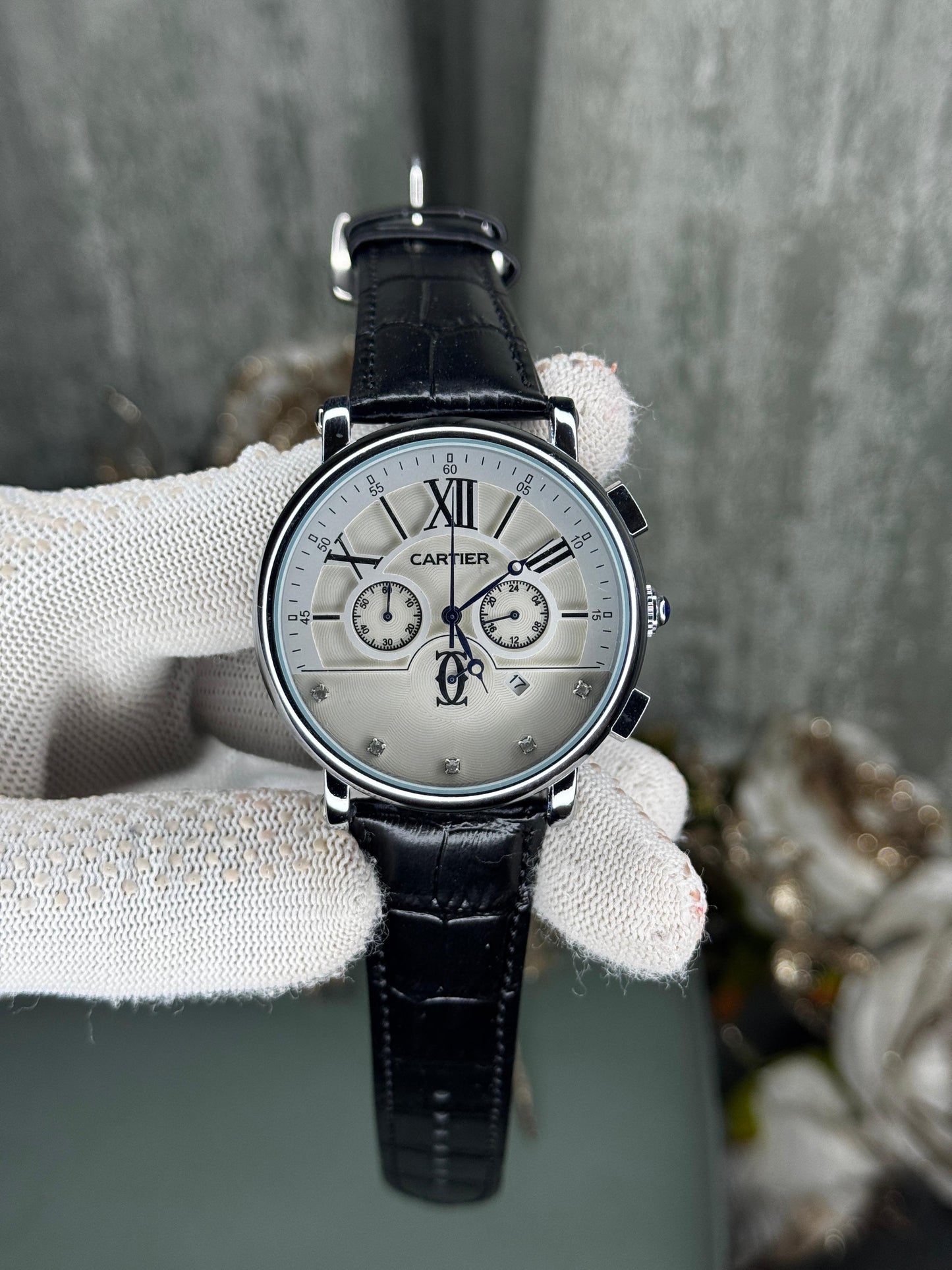 CR Chronograph Black Belt Premium Quartz