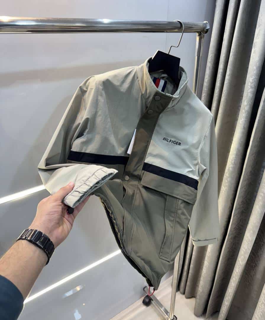 Tomm y Hilfige r Green Premium Classic WindBreaker