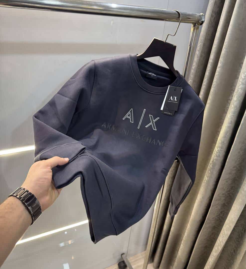 Arman i E.._xchange Grey Logo Work Premium Sweatshirt