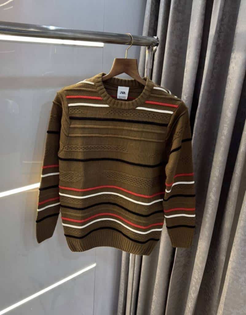 Zar a Brown Designer premium Knitted pull Over