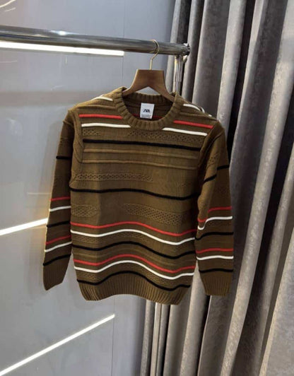 Zar a Brown Designer premium Knitted pull Over