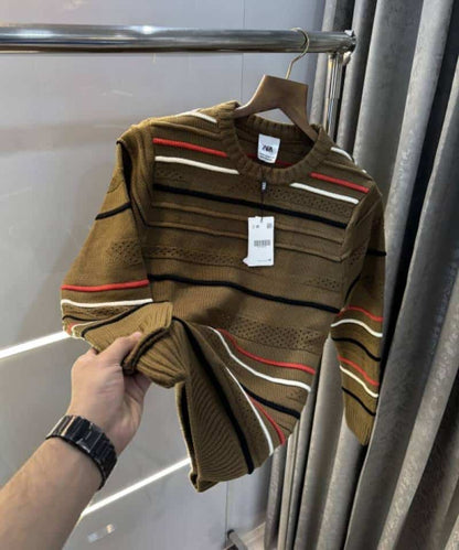 Zar a Brown Designer premium Knitted pull Over