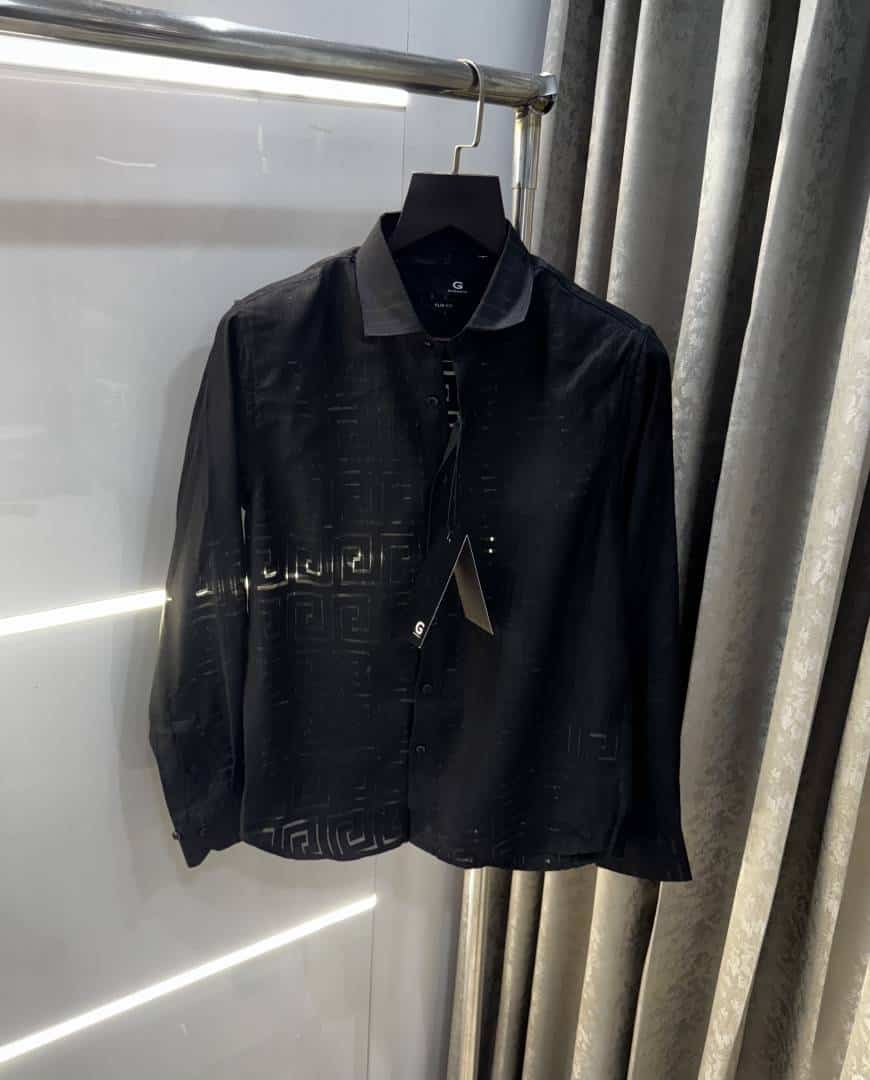 Givench y Paris Black Monogram Premium Shirt