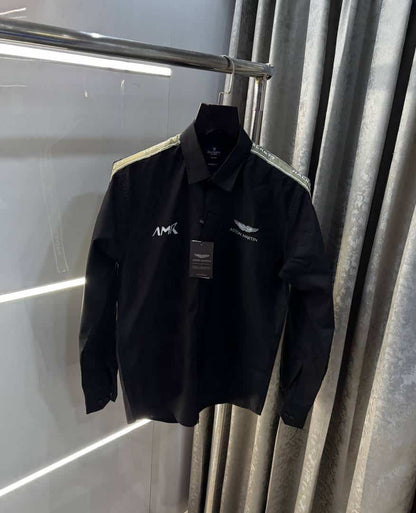 Hacket Aston Martin  Black Premium Classic Shirt