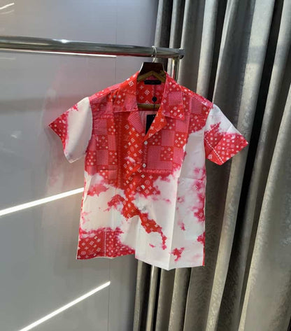 Louis Vuitton Bandana Printed Imported Half Shirt