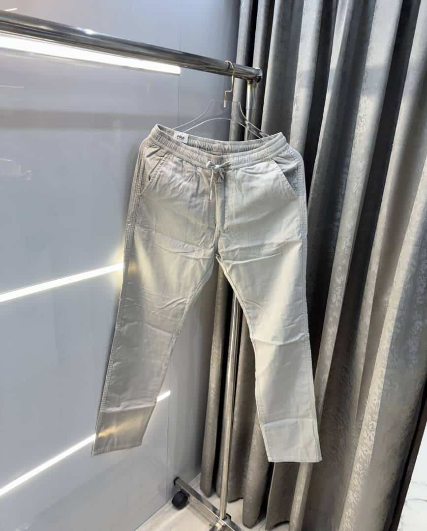 Ralp  Lauren New Light Grey Premium Classic Cotton Pant