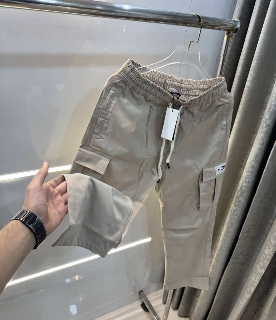 Tommy Hilfige r Light Beige Premium Cargo Trackpant