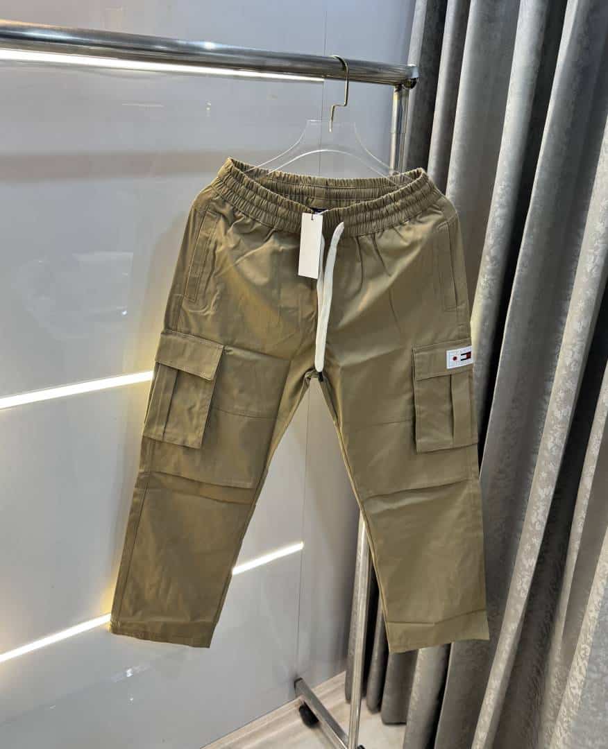 Tommy Hilfige r Beige Premium Cargo Trackpant
