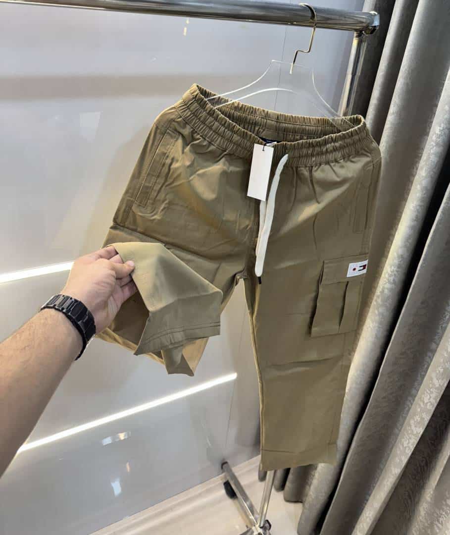 Tommy Hilfige r Beige Premium Cargo Trackpant