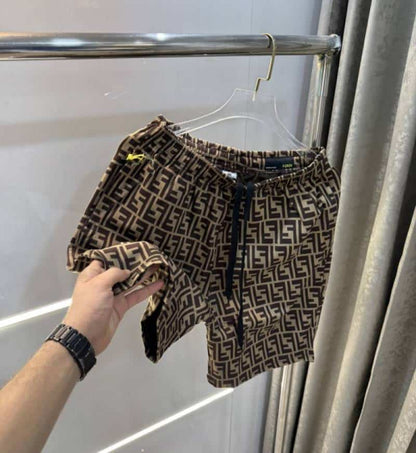 Fend i Brown MonogRam Imported Shorts