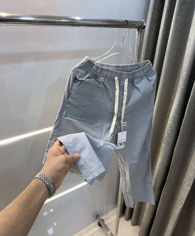 Zar a Grey Linen Premium Track Pants