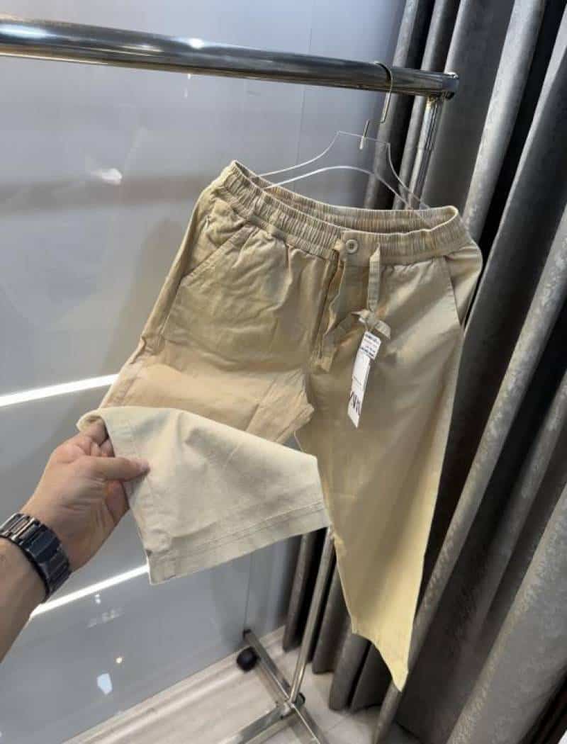Zar a Cream 5 Premium Linen TrackPants