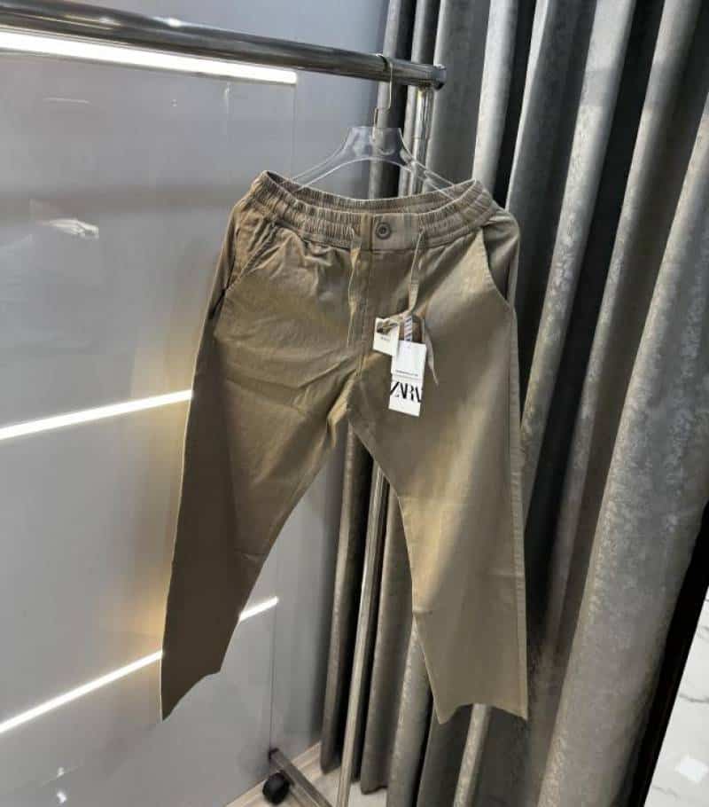 Zar a Beige 5 Premium Linen TrackPants