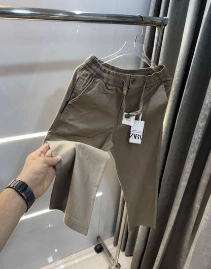 Zar a Beige 5 Premium Linen TrackPants