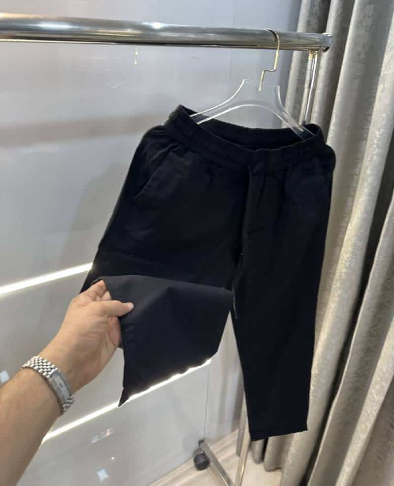 Zar a Pastel Black 4 Premium Linen TrackPants
