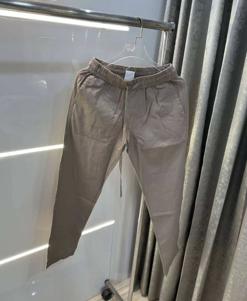 Zar a Pastel Grey 4 Premium Linen TrackPants