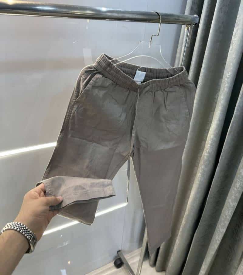 Zar a Pastel Grey 4 Premium Linen TrackPants