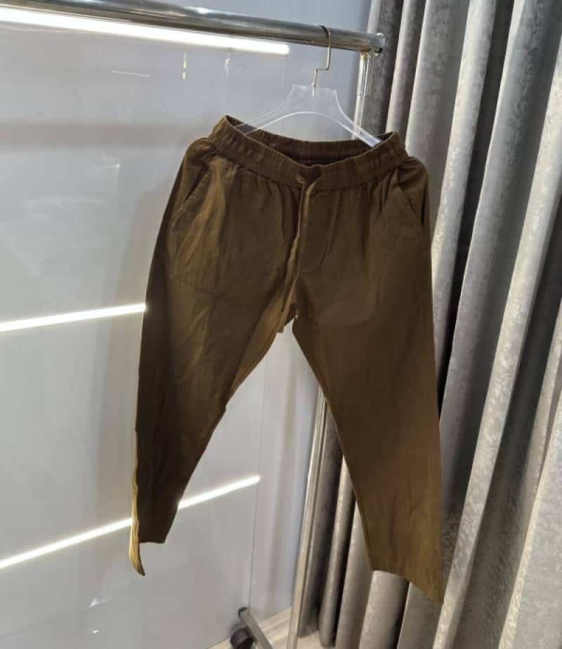 Zar a Light Brown 4 Premium Linen TrackPants