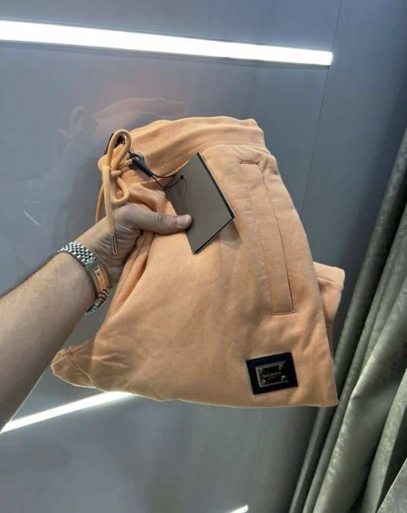 Balmai n Paris Peach Steel Logo Imported Premium Rider Jogger