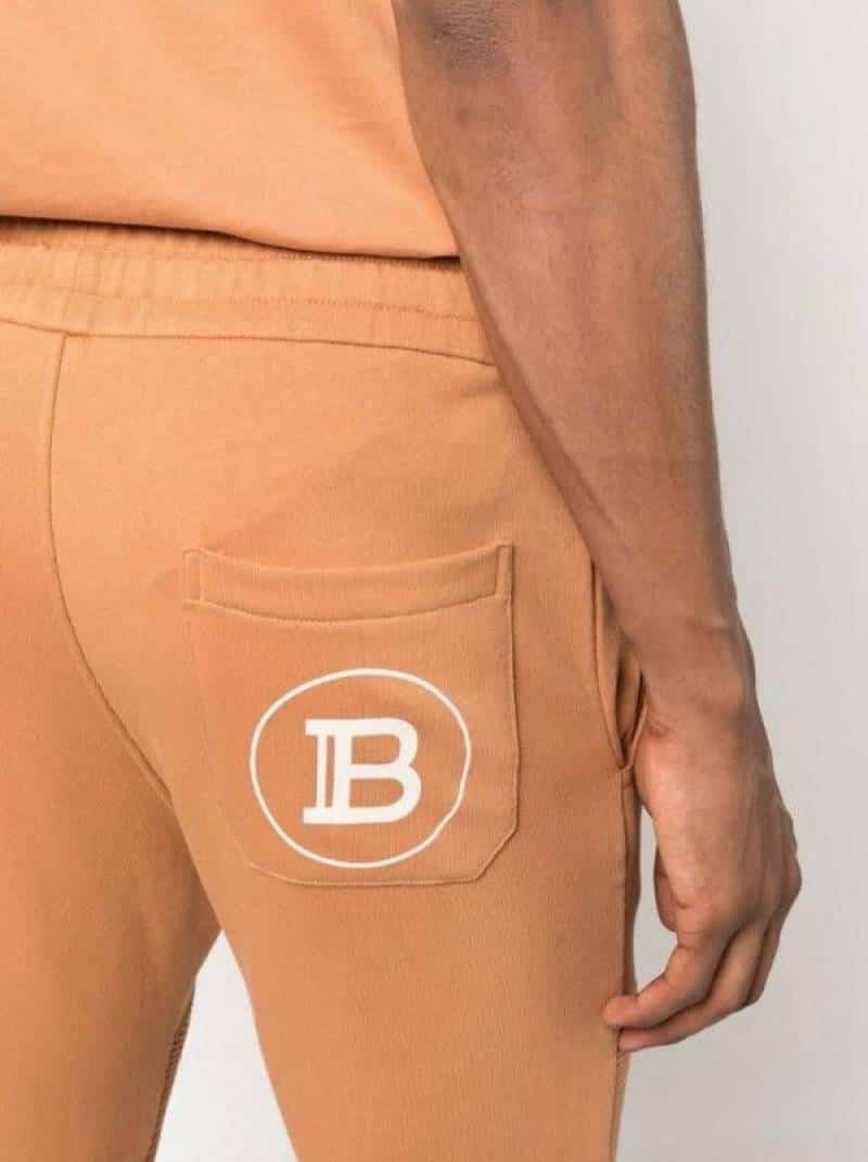 Balmai n Paris Peach Steel Logo Imported Premium Rider Jogger