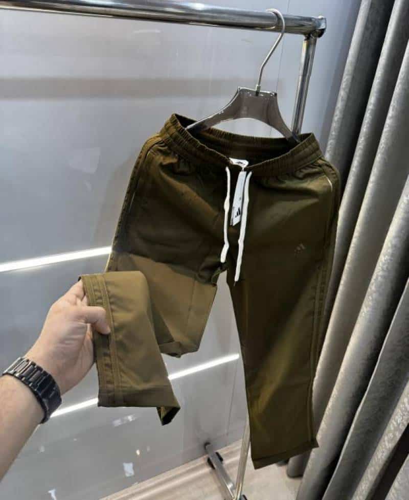Adida s Olive Classic Embroidery Logo Premium Trackpant