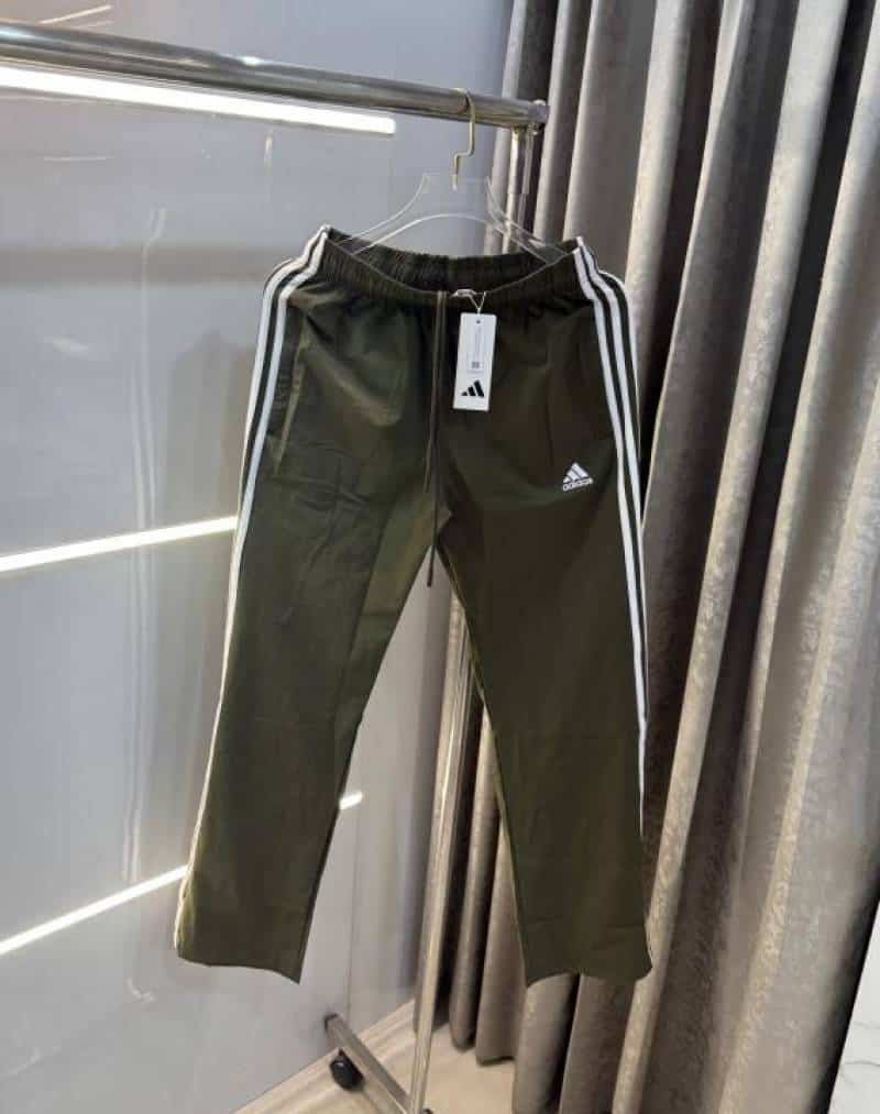 Adida s Bottle Green Embroidery Logo Premium Trackpant