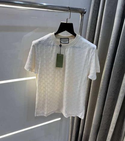 Gucc i Cream MonogR@m Imported T-Shirt