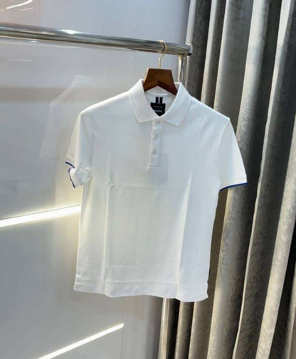Hugo Bos s _X POR5Ch3 Edition White Premium Polo T-Shirt