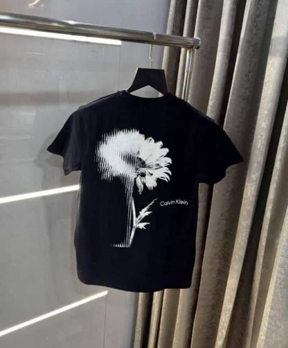 Calvin Klei n Navy Blue Logo Print Premium T-Shirt