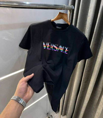 Versace Couture Black Logo Work Premium T-Shirt