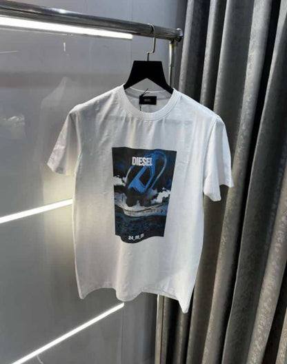 Diese l White Logo Work Premium Classic T-Shirt