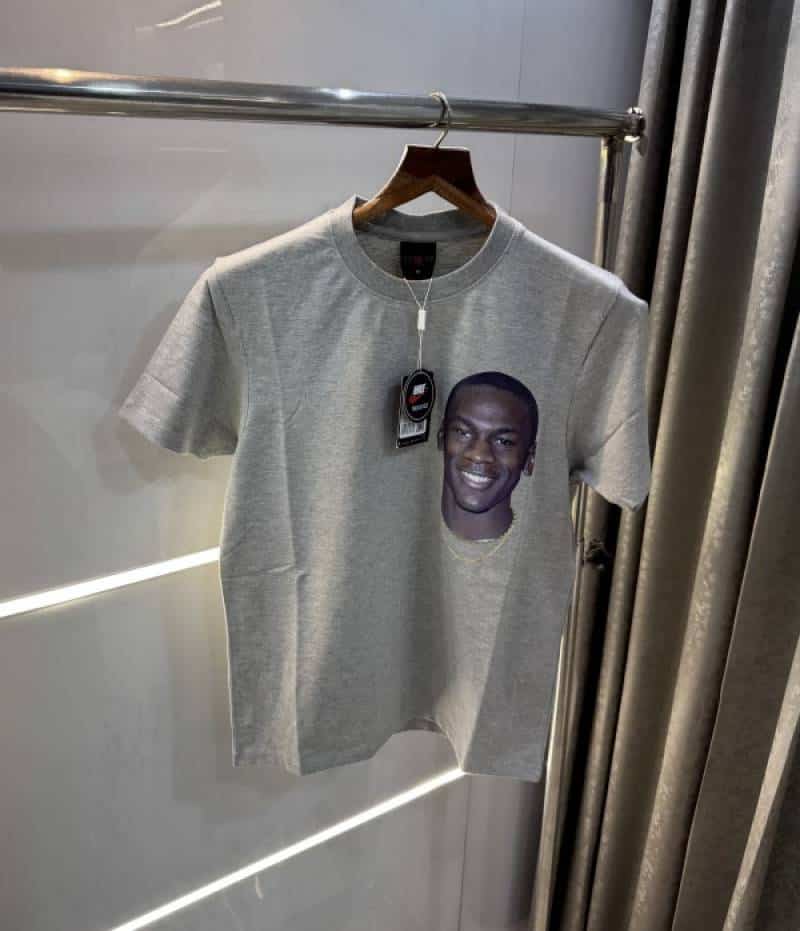 Air Jordan Grey Back Print Imported T-Shirt