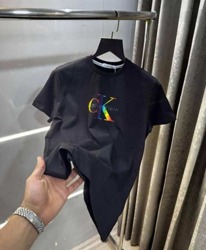 caLVIn KlEin Black Logo Print Premium T-Shirt