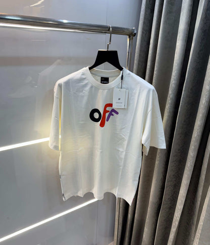 Off  White White Imported Oversized T-Shirt