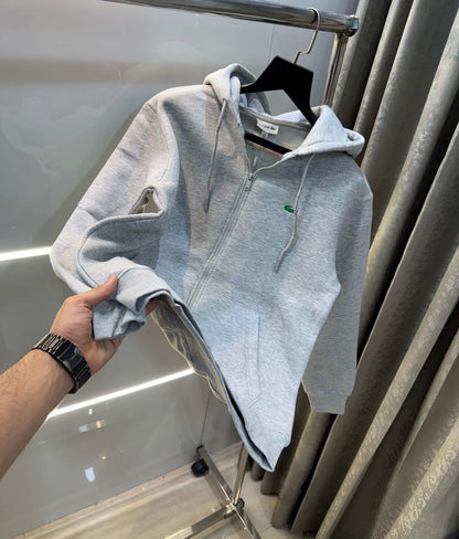 Lacost e Grey Premium Zipper Jacket