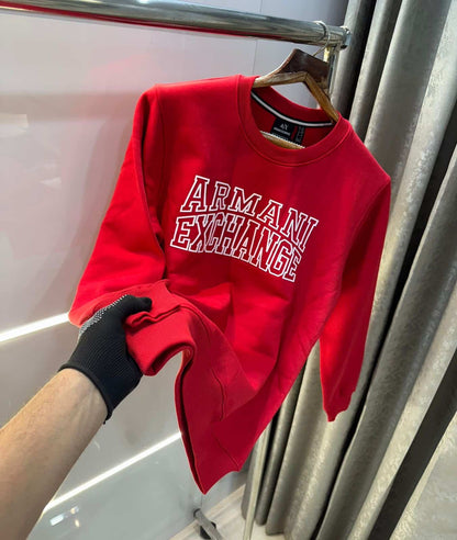 Arman i Exchange Red Logo Work Premium Sweatshirt