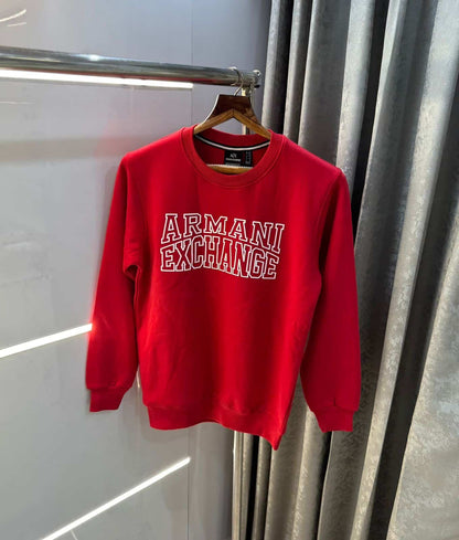Arman i Exchange Red Logo Work Premium Sweatshirt