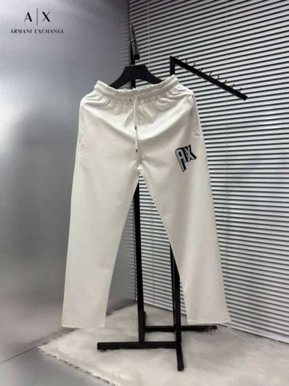Arman i Exchange White Logo Patch Imported Trackpant With Carry Bag