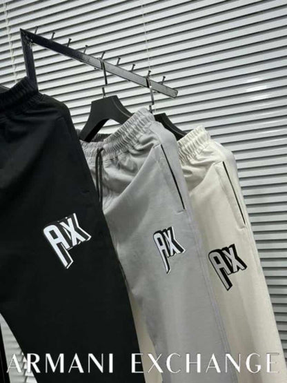 Arman i Exchange White Logo Patch Imported Trackpant With Carry Bag