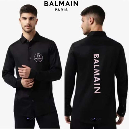 Balmai n Paris Black Logo Print With Premium Box Packing And Carry Bag